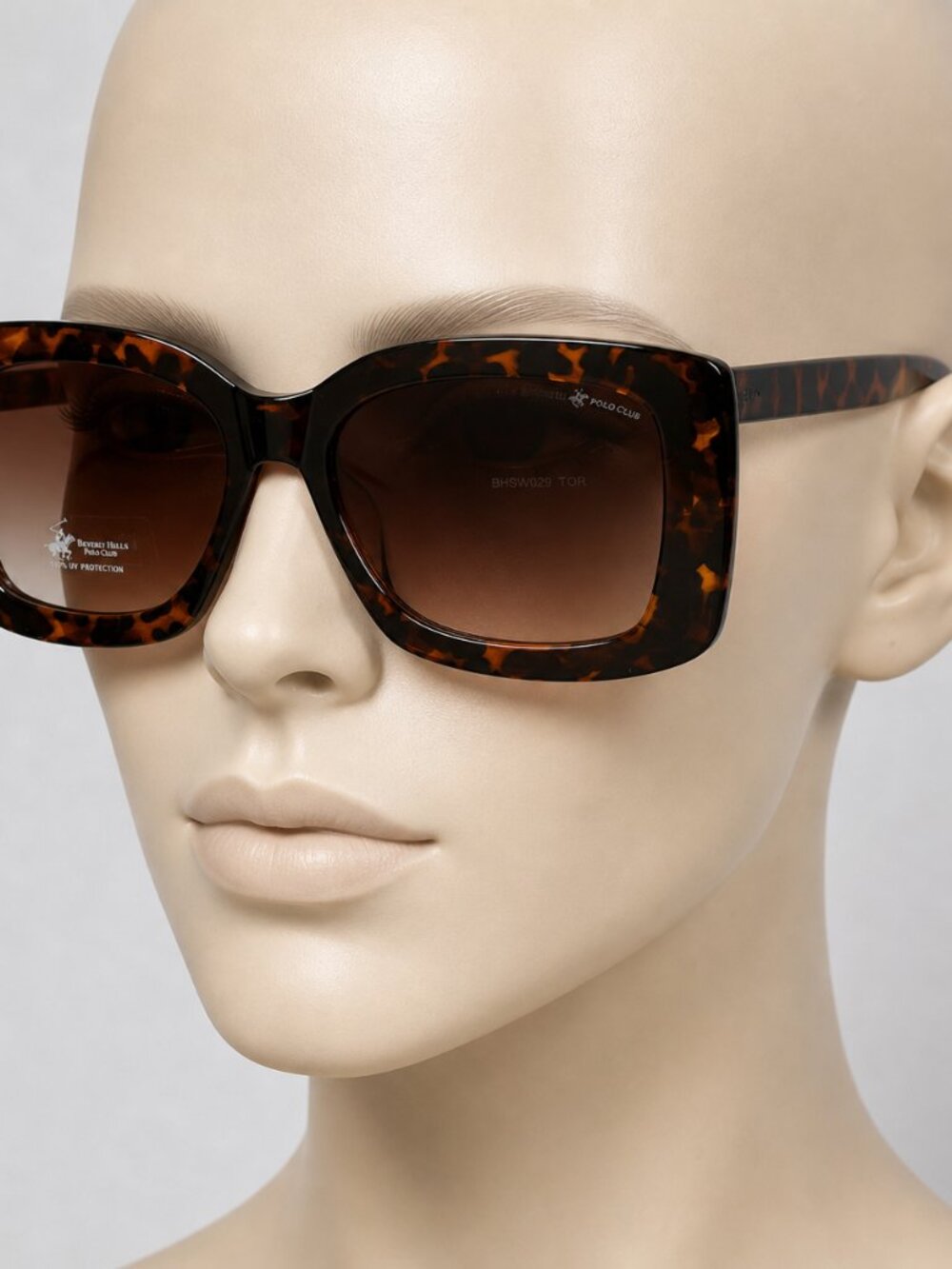 Beverly Hills Polo Club Sunglasses Full-Rim Cat Eye bhsw029 tor